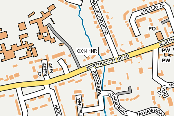 OX14 1NR map - OS OpenMap – Local (Ordnance Survey)