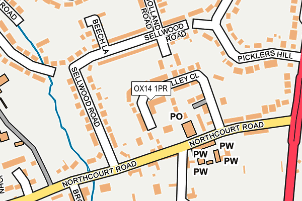 Map of OXLEC LTD at local scale