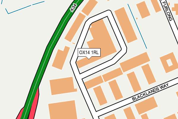 Map of KENWARD ORTHOPAEDIC LIMITED at local scale