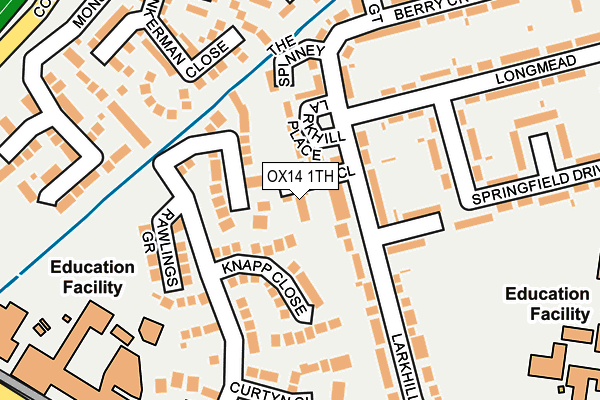 OX14 1TH map - OS OpenMap – Local (Ordnance Survey)
