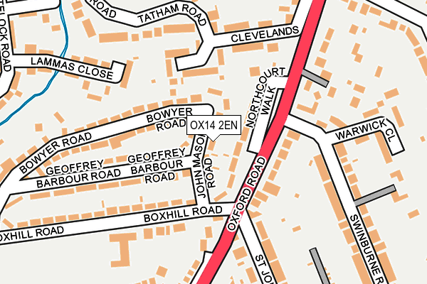 Map of OXFORD GRAB HIRE LTD at local scale