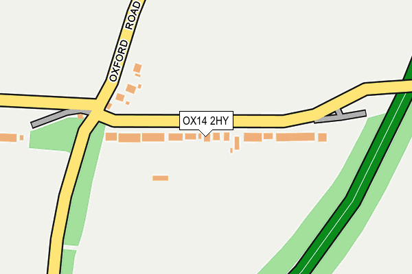 OX14 2HY map - OS OpenMap – Local (Ordnance Survey)