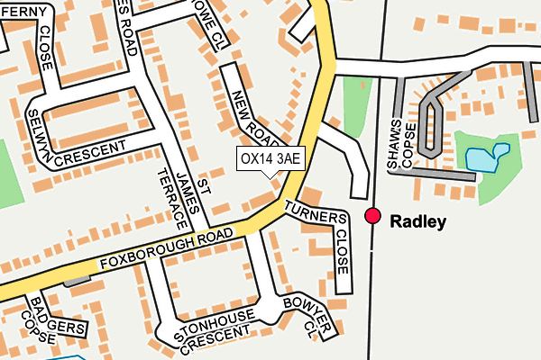 Map of FOXBOROUGH ROAD RESIDENTS ASSOCIATION LIMITED at local scale