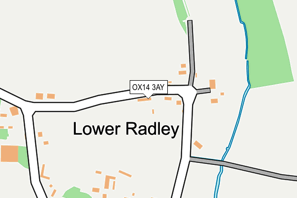 OX14 3AY map - OS OpenMap – Local (Ordnance Survey)