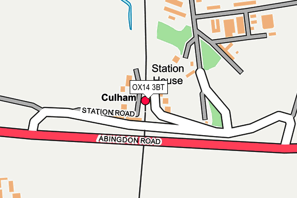 OX14 3BT map - OS OpenMap – Local (Ordnance Survey)