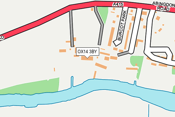 OX14 3BY map - OS OpenMap – Local (Ordnance Survey)