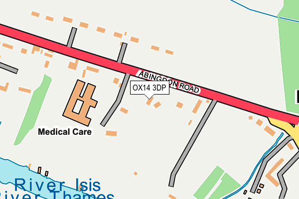 OX14 3DP map - OS OpenMap – Local (Ordnance Survey)