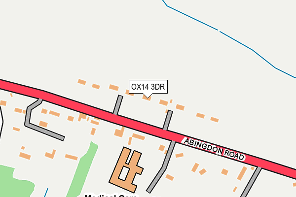 OX14 3DR map - OS OpenMap – Local (Ordnance Survey)