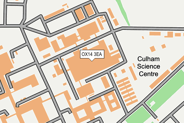 OX14 3EA map - OS OpenMap – Local (Ordnance Survey)
