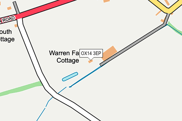 OX14 3EP map - OS OpenMap – Local (Ordnance Survey)