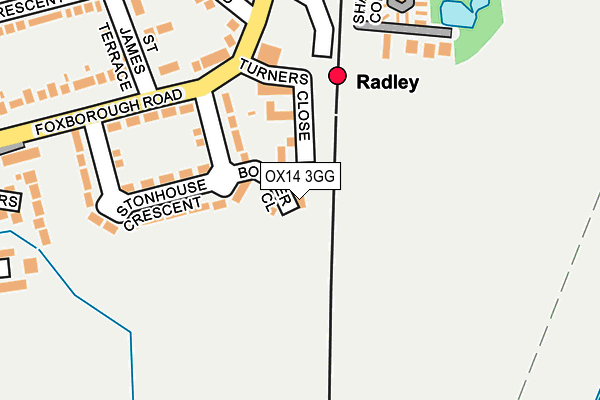 OX14 3GG map - OS OpenMap – Local (Ordnance Survey)