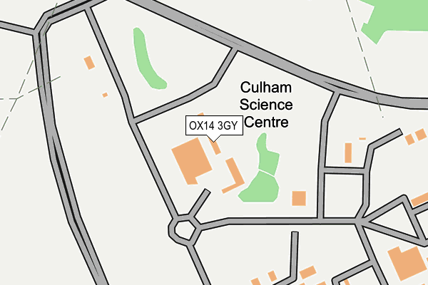 OX14 3GY map - OS OpenMap – Local (Ordnance Survey)