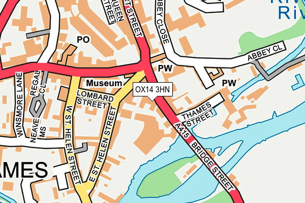 OX14 3HN map - OS OpenMap – Local (Ordnance Survey)