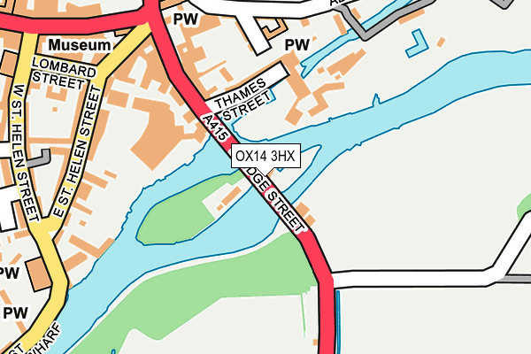 OX14 3HX map - OS OpenMap – Local (Ordnance Survey)
