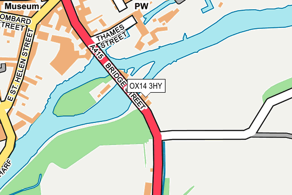 OX14 3HY map - OS OpenMap – Local (Ordnance Survey)