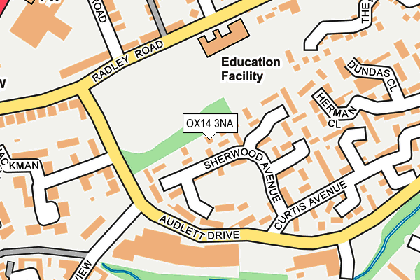 OX14 3NA map - OS OpenMap – Local (Ordnance Survey)