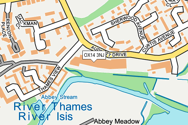 OX14 3NJ map - OS OpenMap – Local (Ordnance Survey)