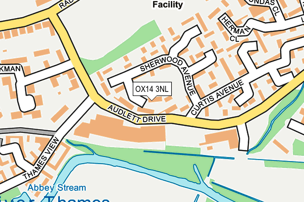 OX14 3NL map - OS OpenMap – Local (Ordnance Survey)