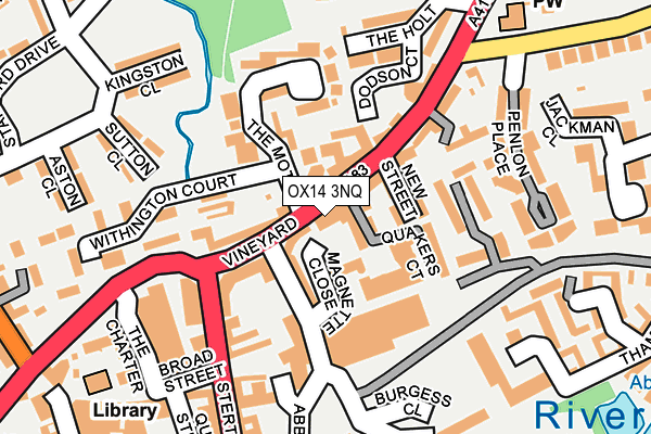 OX14 3NQ map - OS OpenMap – Local (Ordnance Survey)