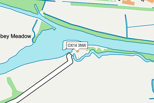 OX14 3NW map - OS OpenMap – Local (Ordnance Survey)
