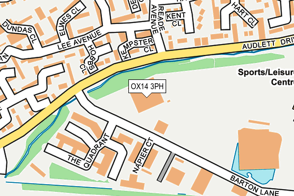 OX14 3PH map - OS OpenMap – Local (Ordnance Survey)