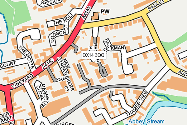 OX14 3QQ map - OS OpenMap – Local (Ordnance Survey)
