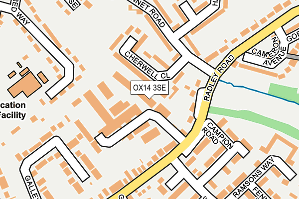 OX14 3SE map - OS OpenMap – Local (Ordnance Survey)