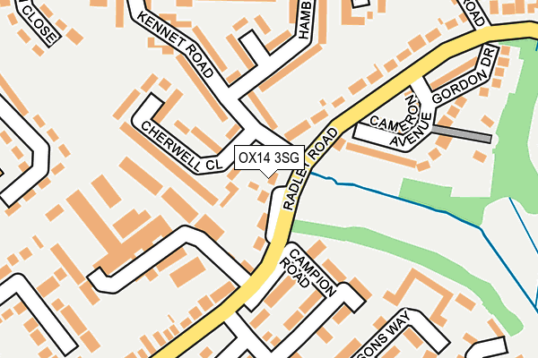 OX14 3SG map - OS OpenMap – Local (Ordnance Survey)