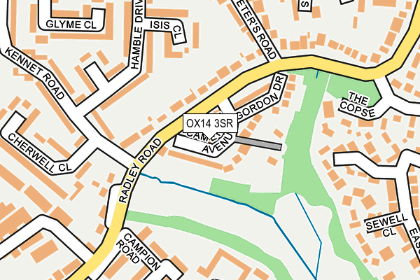 OX14 3SR map - OS OpenMap – Local (Ordnance Survey)