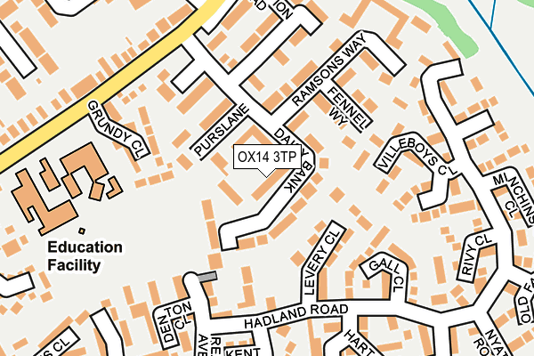 OX14 3TP map - OS OpenMap – Local (Ordnance Survey)