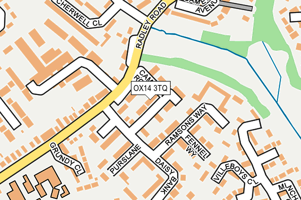 OX14 3TQ map - OS OpenMap – Local (Ordnance Survey)