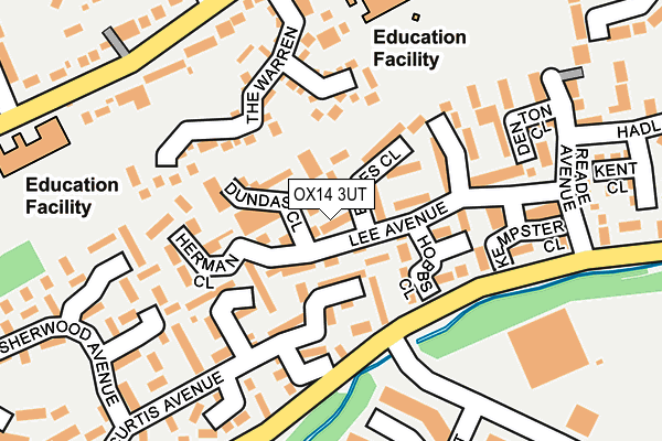 OX14 3UT map - OS OpenMap – Local (Ordnance Survey)