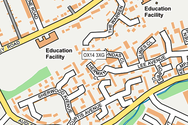 OX14 3XG map - OS OpenMap – Local (Ordnance Survey)