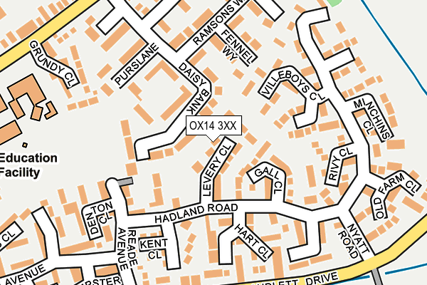 OX14 3XX map - OS OpenMap – Local (Ordnance Survey)