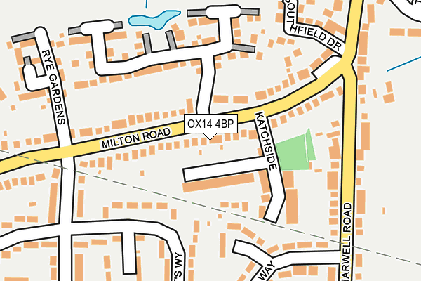 OX14 4BP map - OS OpenMap – Local (Ordnance Survey)