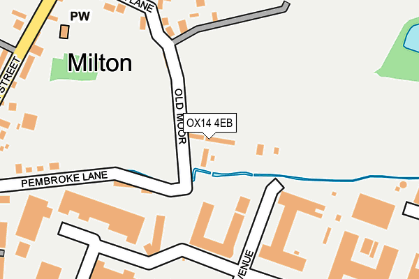 OX14 4EB map - OS OpenMap – Local (Ordnance Survey)