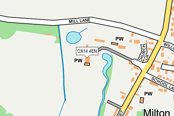 OX14 4EN map - OS OpenMap – Local (Ordnance Survey)