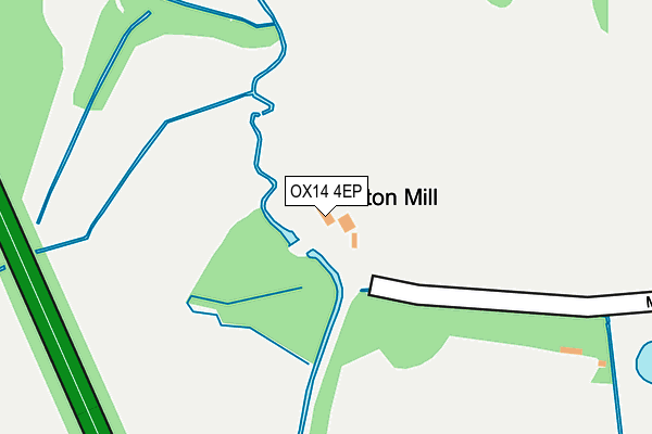 OX14 4EP map - OS OpenMap – Local (Ordnance Survey)