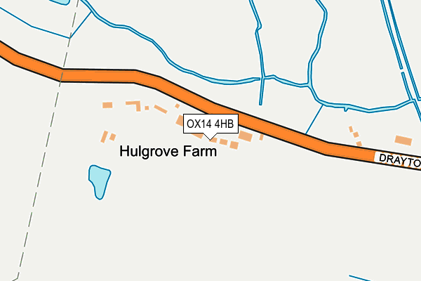 OX14 4HB map - OS OpenMap – Local (Ordnance Survey)