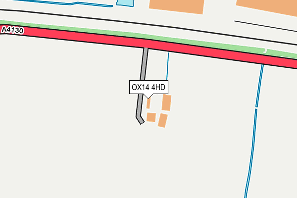 OX14 4HD map - OS OpenMap – Local (Ordnance Survey)