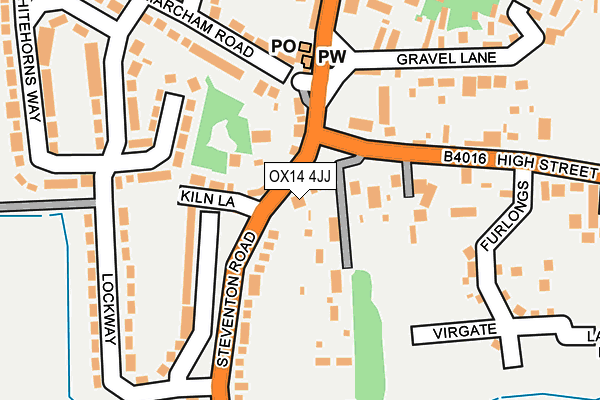 OX14 4JJ map - OS OpenMap – Local (Ordnance Survey)