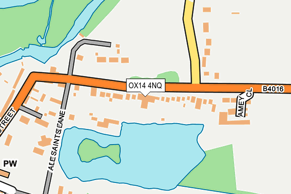 OX14 4NQ map - OS OpenMap – Local (Ordnance Survey)