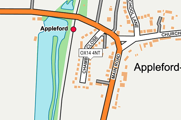 OX14 4NT map - OS OpenMap – Local (Ordnance Survey)
