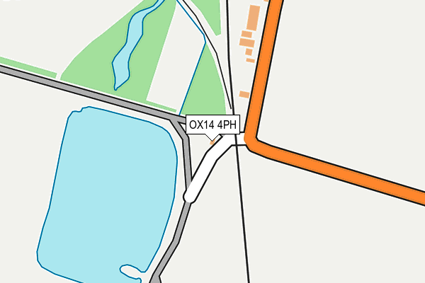 OX14 4PH map - OS OpenMap – Local (Ordnance Survey)