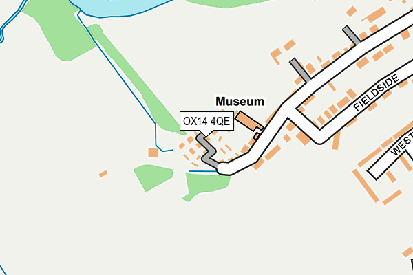 OX14 4QE map - OS OpenMap – Local (Ordnance Survey)