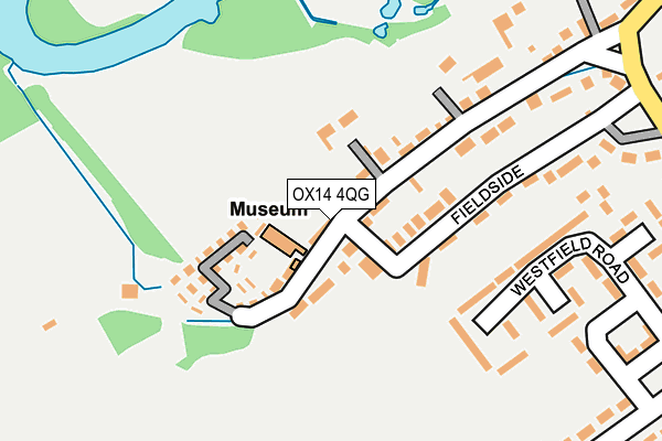 OX14 4QG map - OS OpenMap – Local (Ordnance Survey)