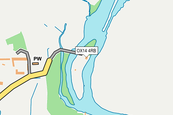 OX14 4RB map - OS OpenMap – Local (Ordnance Survey)