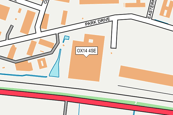 OX14 4SE map - OS OpenMap – Local (Ordnance Survey)