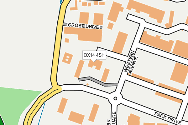 OX14 4SH map - OS OpenMap – Local (Ordnance Survey)