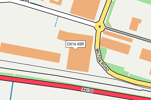 OX14 4SR map - OS OpenMap – Local (Ordnance Survey)